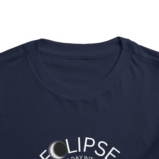 Path of Totality Toddler Short Sleeve Tee, Total Solar Eclipse April 8, 2024